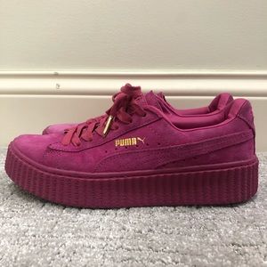 Platform puma sneakers